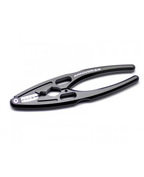 PINCE A AMORTISSEUR V3 MORS PLASTIQUE (BLACK)