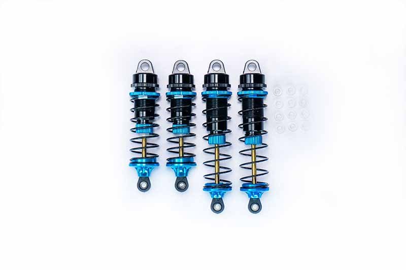 Amortisseurs Big Bore 12mm Koswork 1:10 Buggy (4) Team AE RC10 Bleu