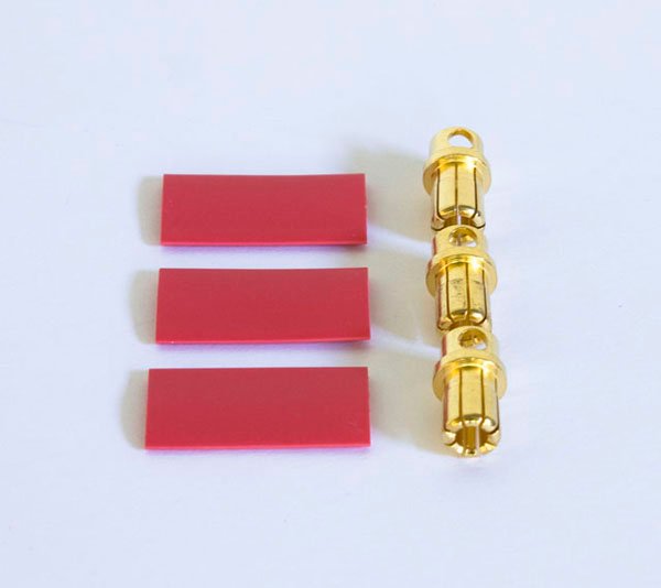 CONNECTEURS 8MM GOLD MALES (3)