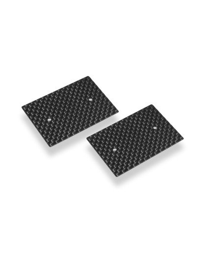 Plaques latérales carbone 0.5mm aileron 1/10 TH (2)