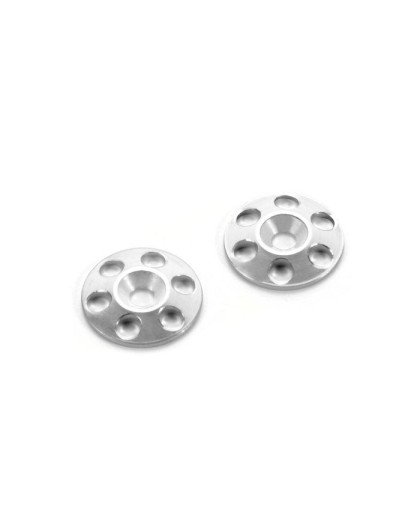 Rondelles Alu pour aileron (2)